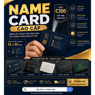 In Card visit, Namecard, Thẻ Tích Điểm, Tag, Voucher - In theo Yêu cầu chất lượng đẹp giá rẻ