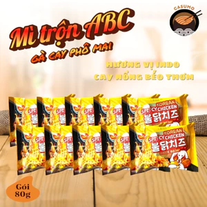 Mì trộn ABC vị gà cay phô mai Hàn Quốc thơm ngon 80g - Hàng nhập khẩu chính hãng - Mì Việt Casumo