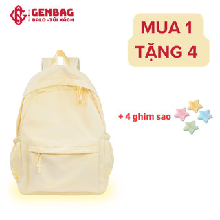 Balo thời trang đi học nữ balo sao vàng vải dù trượt nước vừa laptop 14,5 inch BL05