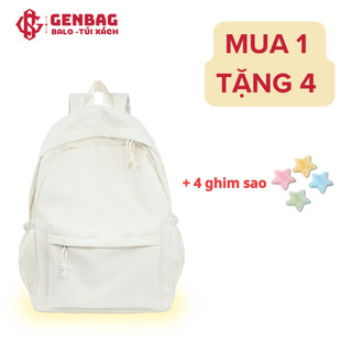 Balo thời trang đi học nữ balo sao vàng vải dù trượt nước vừa laptop 14,5 inch BL05