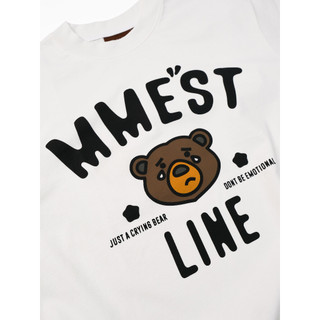 Áo thun MMESTLINE "CRYING BEAR" form Boxy vải Premium Cotton