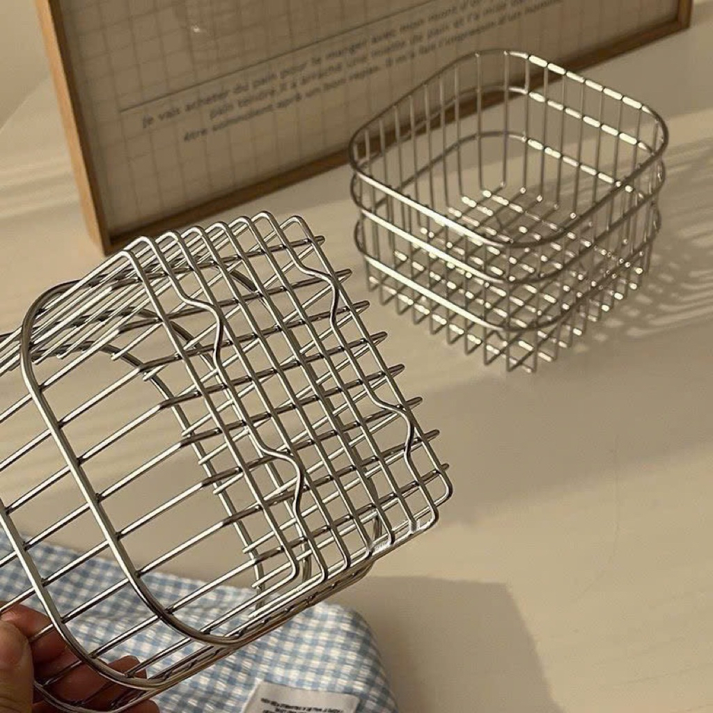 Rổ Sắt Đựng Đồ Cọ Makeup Trang Điểm Chụp ảnh sản phẩm HANA DECOR | BigBuy360 - bigbuy360.vn