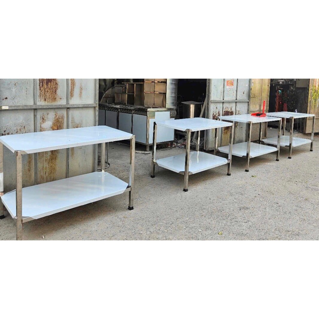 BÀN SƠ CHẾ INOX CAO CẤP – CHẮC CHẮN, BỀN ĐẸP DÀNH CHO NHÀ HÀNG, BỮA TIỆC