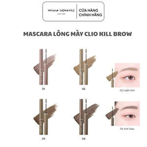 Mascara Lông Mày Clio Kill Brow Color Brow Lacquer