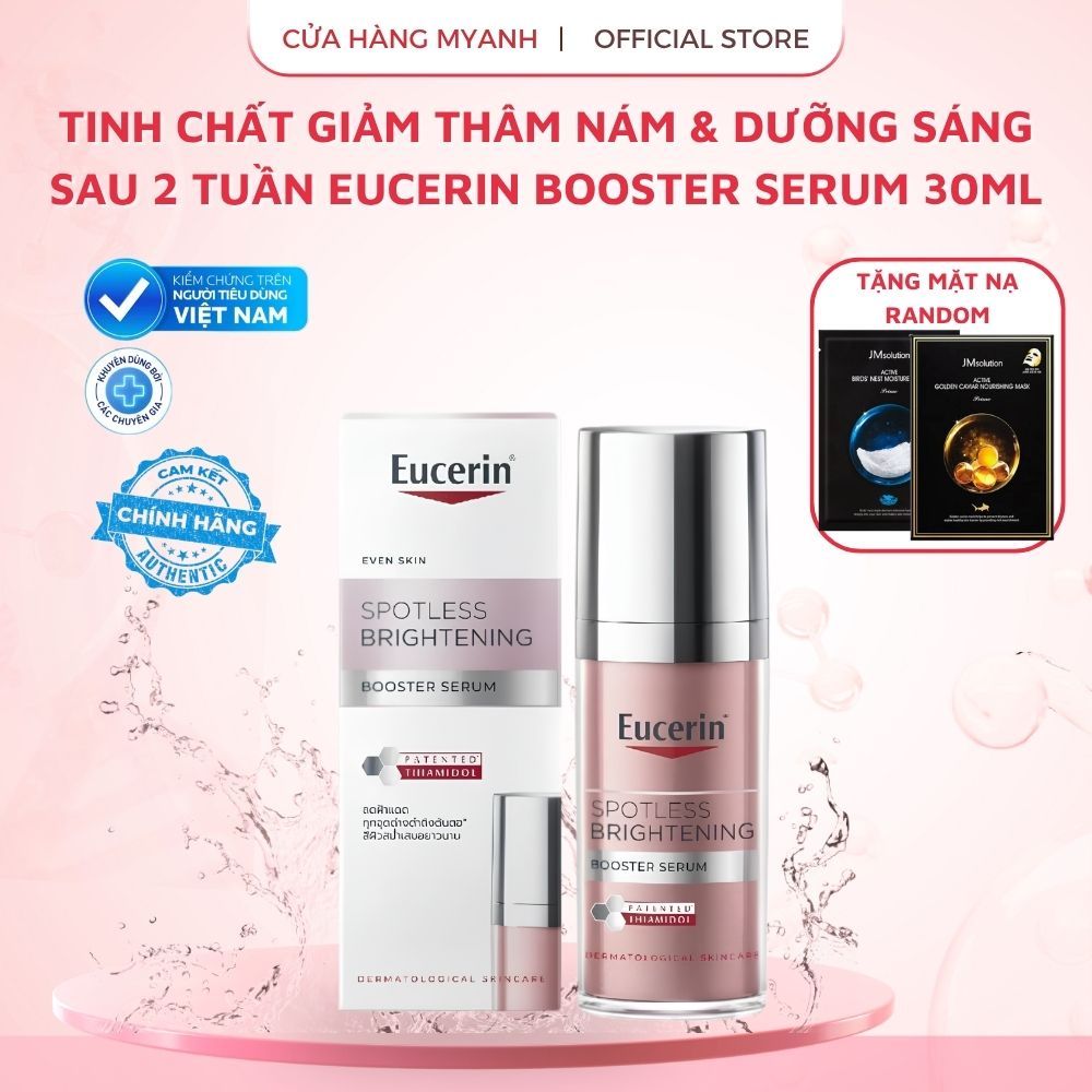 [Hàng Chính Hãng][Tặng Mặt Nạ] Tinh Chất Dưỡng Sáng Da & Mờ Thâm Nám Eucerin Spotless Brightening Booster Serum – 30ml