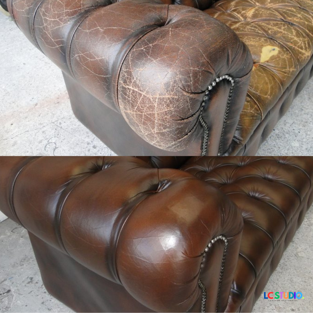 Leather Finish Chốt Bóng Bảo Vệ Màu Sơn Phục Hồi Dành Cho Đồ Da, Sofa, Nội Thất Ô Tô, Giày Dép, Túi Xách LC Studio.
