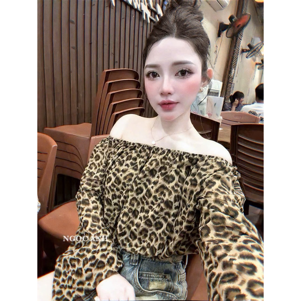 Áo trễ vai hit hot về sẵn hg 3 màu Free size