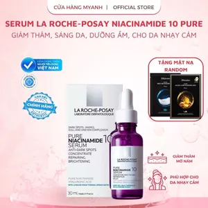 Serum La Roche-Posay Niacinamide 10 Pure - Giảm thâm, sáng da, dưỡng ẩm, cho da nhạy cảm