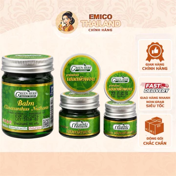 Dầu Cù Là Thơm Thảo Dược Thái Lan Size 10g-20g-50g (Dầu Xoa Bóp Nóng) - [CHÍNH HÃNG] | Novolife