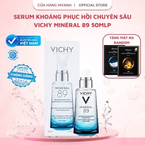 Serum Khoáng Phục Hồi Da Vichy Minéral 89 giúp da sáng mịn, căng bóng – 50ml