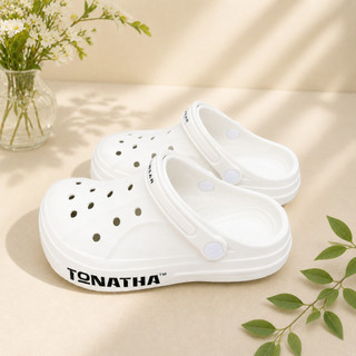 [Harley Store]Dép sục nam nữ TONATHA đế dày, nhựa EVA, nhẹ, thoáng khí, mang đi mưa, đi chơi đều phù hợp (TM 02 TOANTHA)