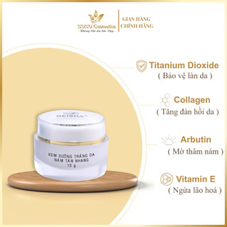 Kem dưỡng trắng, ngừa nám, tàn nhang 15g Geisha - Làm Mờ Vết Nám, Cải Thiện Vùng Da Sạm Màu
