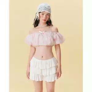 CORAL SIGNATURE SET – Chân váy tầng cao cấp, thiết kế tiểu thư thanh lịch, summer collection