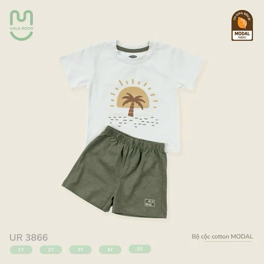 (9-24kg, 1-5Y) Bộ Cộc Tay Cotton Uala UR500 UR2371 UR305 UR3830 UR303 UR2171 UR2228 UR294 UR295 UR3866 UR503 UR296