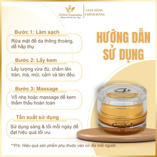 Kem Dưỡng trắng da, Chống nắng Vip Geisha, Dưỡng sáng, Cấp ẩm