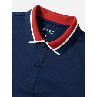 Owen - Áo polo Body Fit APV261091 màu Xanh tím than chất liệu Poly Spandex