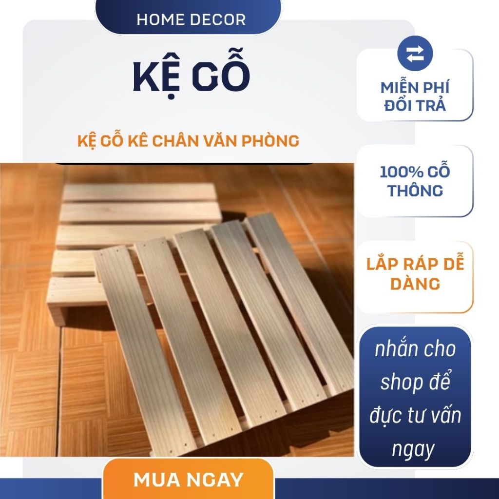 Ghế kê chân văn phòng, bàn học, bàn làm việc - hỗ trợ điều chỉnh tư thế ngồi  HOMDECOR