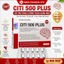 Viên uống hoạt huyết bổ não [hộp 10 viên] hỗ trợ mất ngủ - Hoa mắt ù tai - đau đầu CITI 500 Plus