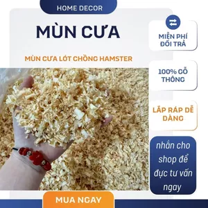 Mùn cưa lót chuồng Hamster, bọ, nhím, sóc, chim, mùn cưa gỗ tự nhiên làm giá thể trồng cây - HOMDECOR