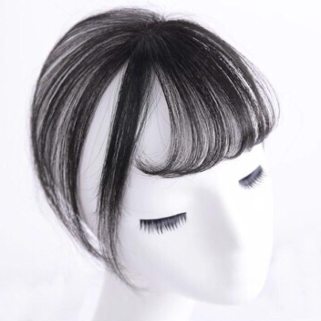 [HÌNH THẬT] TÓC GIẢ MÁI THƯA 3D KÈM HÌNH THẬT