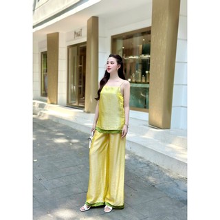 Sét áo 2 dây phối màu tơ tencel cao cấp (sét mặc Hè, du lịch Hè)