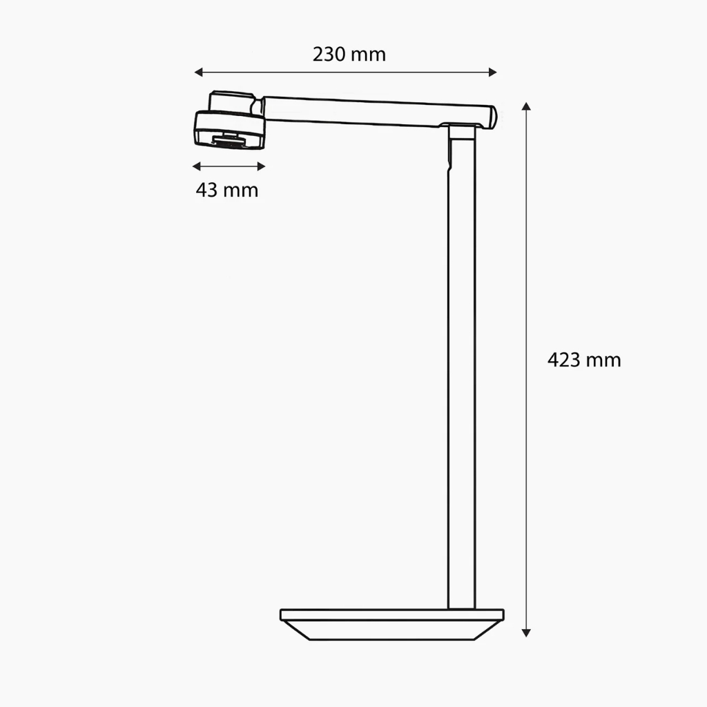 Đèn bàn học chống cận Kyvian Luxia Base | Đèn bàn làm việc bảo vệ mắt 18W 1100 Lumen CRI ≥95 | by Velix | BigBuy360 - bigbuy360.vn