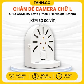Chân Đế Camera Chữ L Đa Năng – Chân Treo Tường Cho Camera Ezviz, Imou, Hikvision, Dahua (Kèm Bộ Ốc Vít)