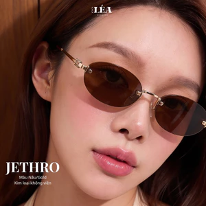 Kính Râm Oval JETHRO cao cấp chống UV400 HOT TREND