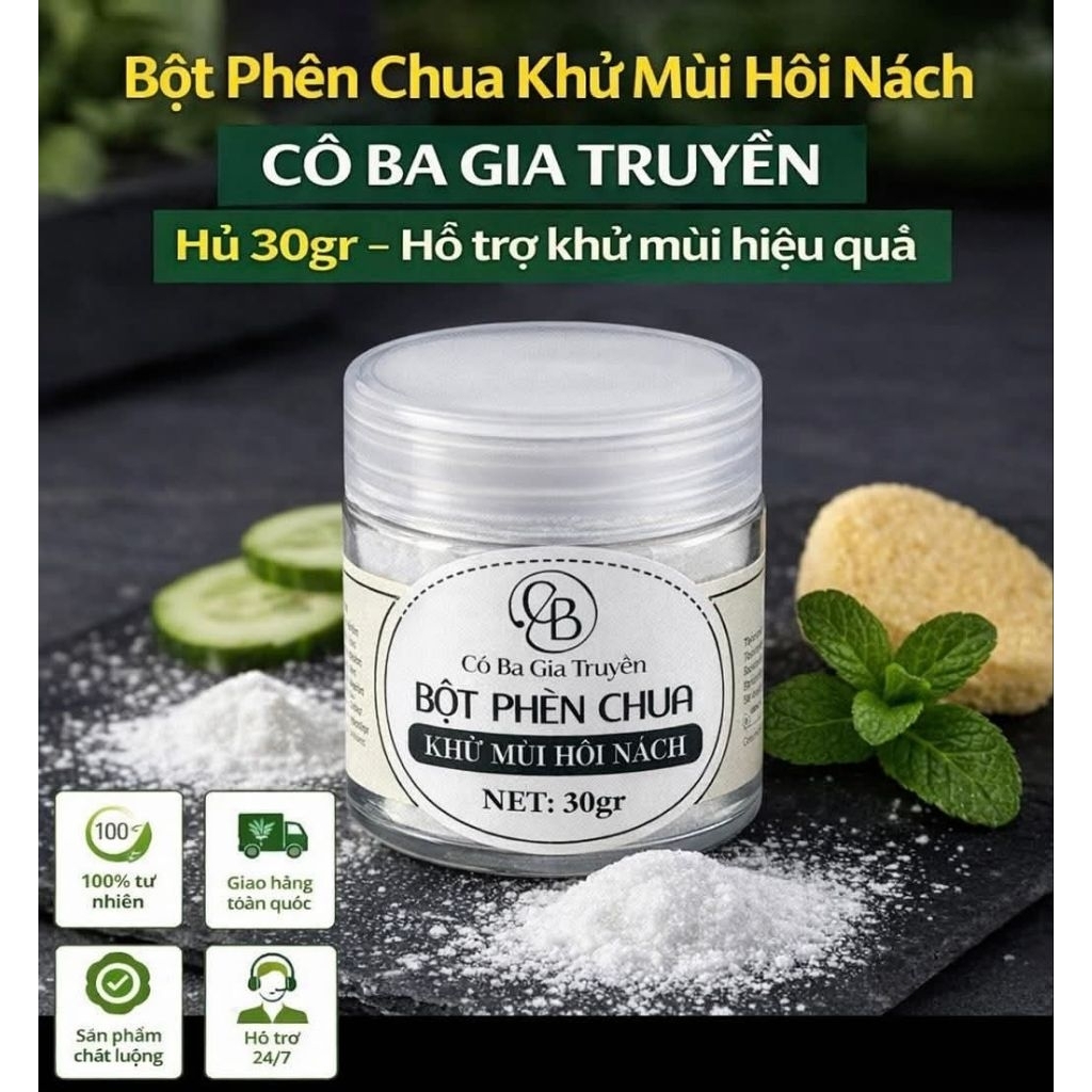 Bột phèn chua gia truyền