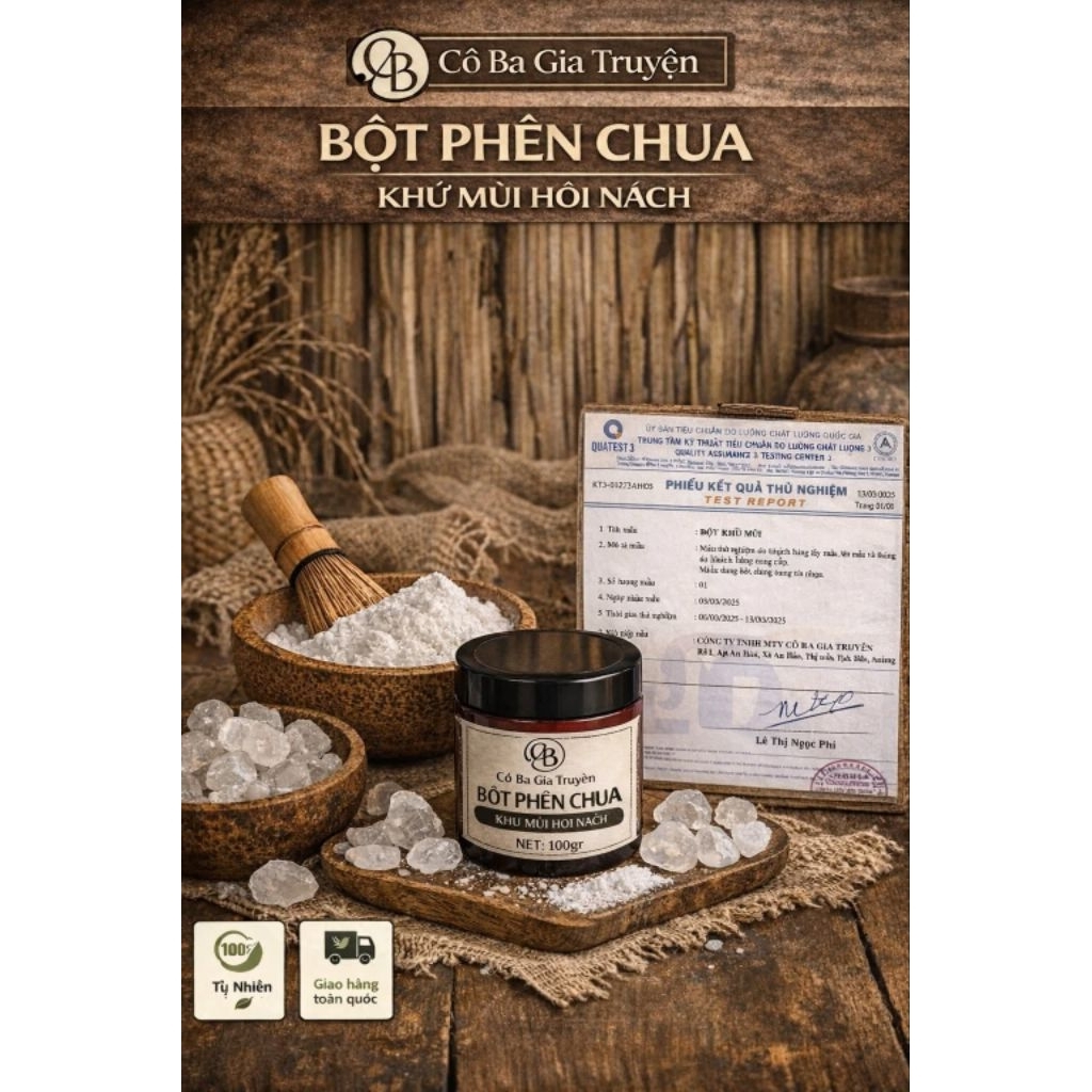 Bột phèn chua gia truyền