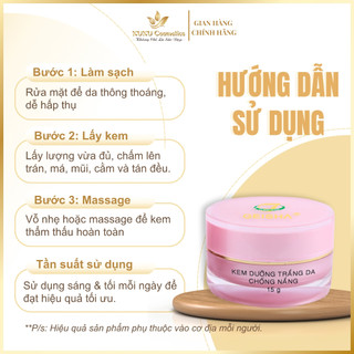 Kem Dưỡng trắng da, Chống nắng Geisha 15 gram