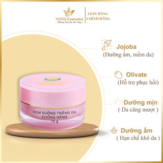 Kem Dưỡng trắng da, Chống nắng Geisha 15 gram