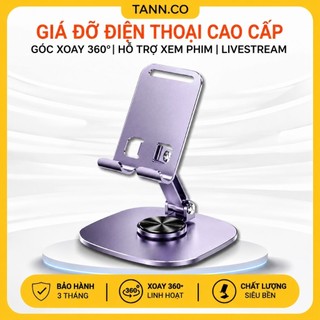 [HỎA TỐC] Giá Đỡ Điện Thoại Hợp Kim Nhôm K72 Cao Cấp , Góc Xoay 360°,Chống Trượt Siêu Bền ,Hỗ Trợ Xem Phim & Livestream