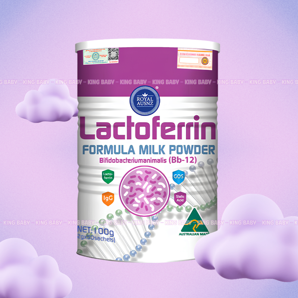 SỮA LACTOFERRIN ROYAL AUSNZ (50 GÓI x 2G) – TĂNG ĐỀ KHÁNG, HỖ TRỢ TIÊU HÓA, PHÙ HỢP MỌI ĐỐI TƯỢNG