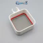 Khay lọc vuông in 3D KT 68x68x30mm lưới inox mịn 100mesh kẹp ống phi 20mm
