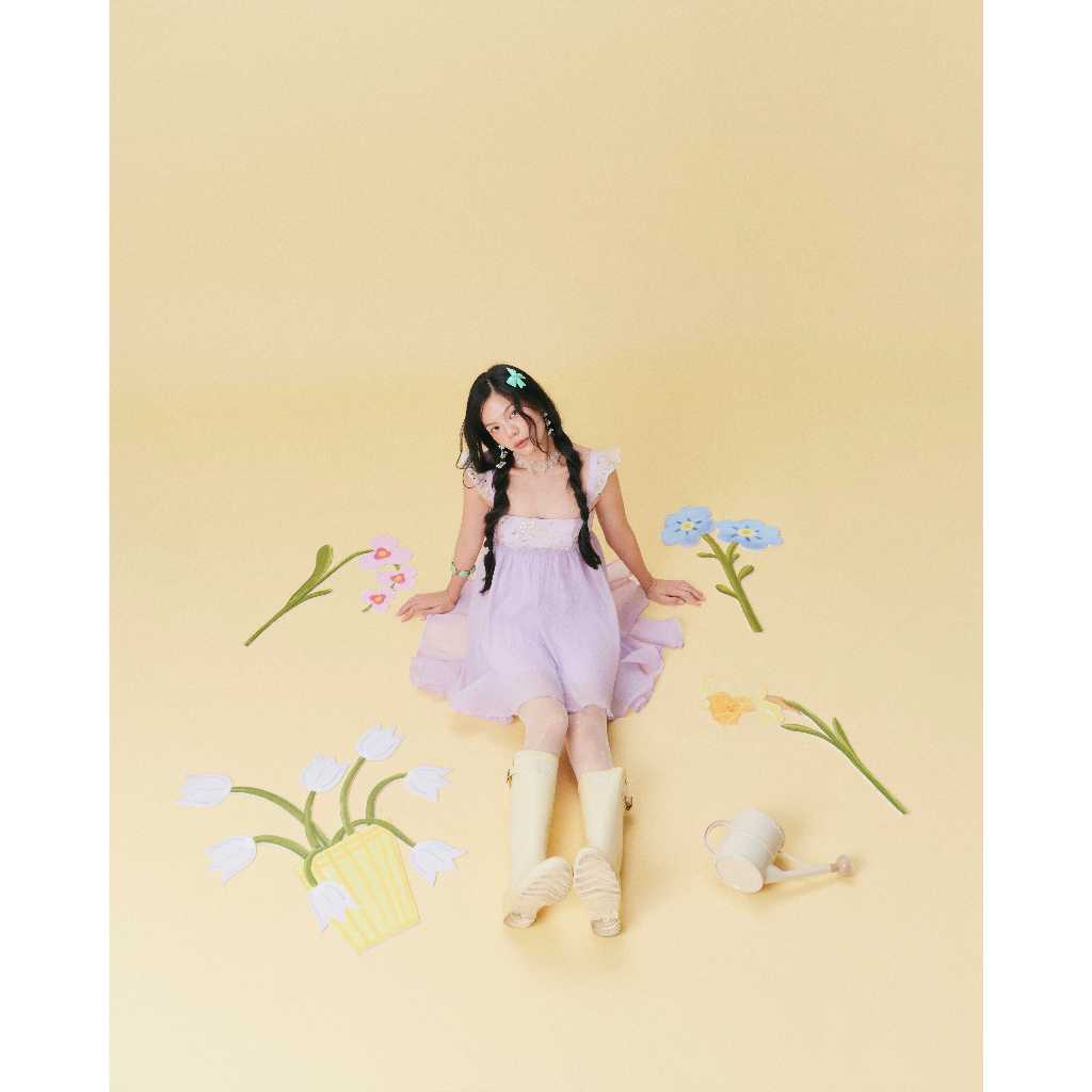 [Wabitales] Lilac Dress - Đầm voan tím lilac đính kim sa tiểu thư fairycore