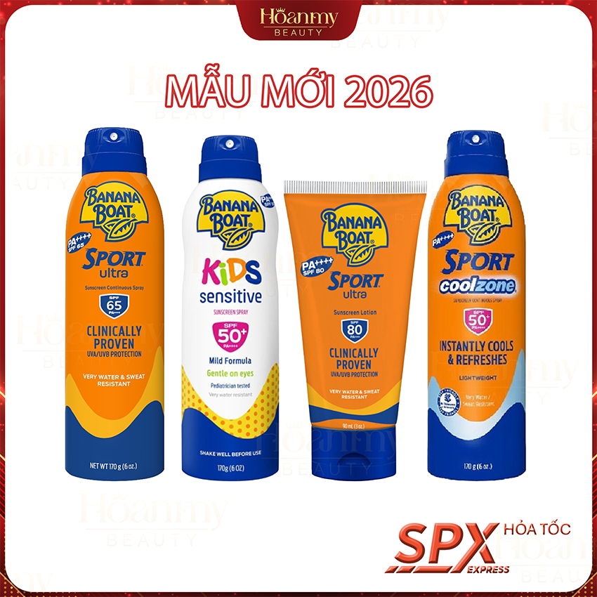 Chống Nắng Thể Thao Banana Boat Dạng Xịt Sport Ultra Spray - SPF65/170g