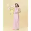 Blair Dress - Đầm lụa phối ren đan dây lưng quyến rũ dáng dài mặc tiệc, hẹn hò, resort du lịch