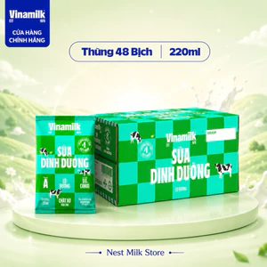 Sữa Dinh Dưỡng Vitamilk Có Đường 220ml - Thùng 48 Bịch