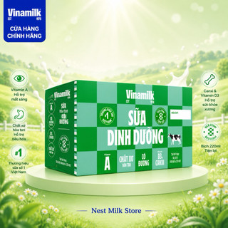 [Chỉ Giao HCM] Sữa Dinh Dưỡng Vitamilk Có Đường 220ml - Thùng 48 Bịch