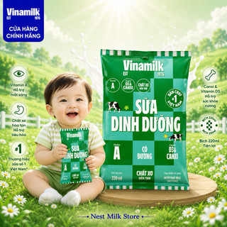 [Chỉ Giao HCM] Sữa Dinh Dưỡng Vitamilk Có Đường 220ml - Thùng 48 Bịch