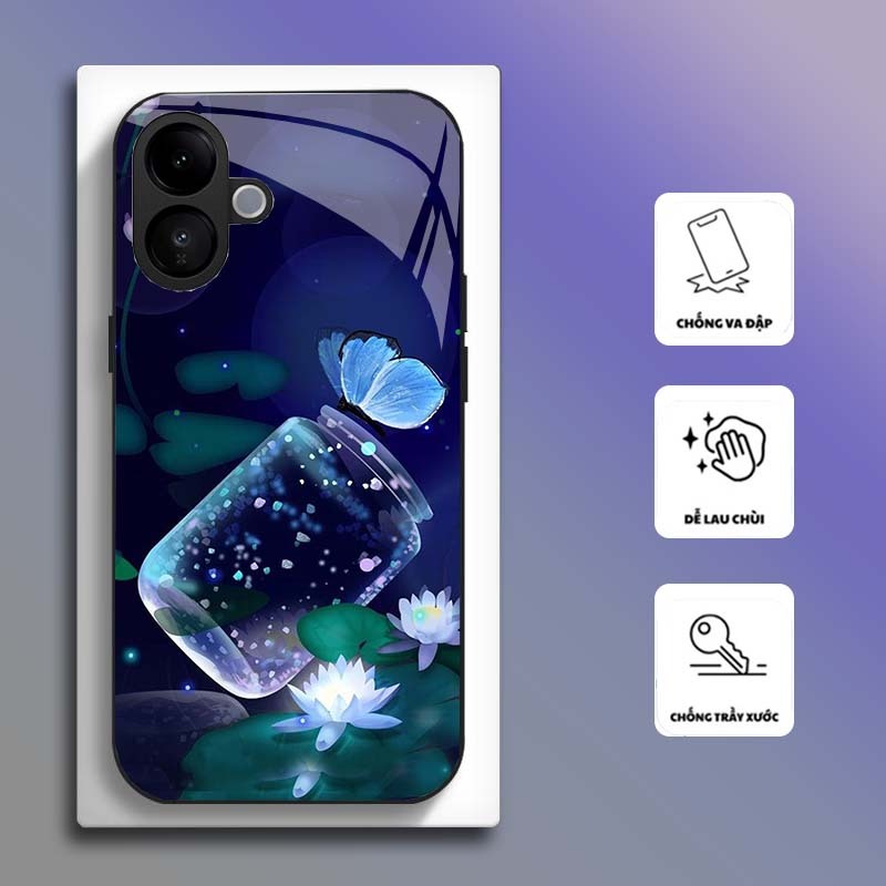 Ốp Lưng cho VIVO V60 LITE Hoa Sen Nghệ Thuật – Thiết Kế Sang Trọng, Chống Trầy Xước Cao Cấp