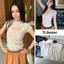 Áo thun croptop tay ngắn, áo phông chữ NotContent 61988 TCHOOSE