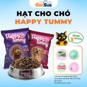 Hạt Cho Chó Happy Tummy 800g Giàu Dinh Dưỡng, Dễ Tiêu Hóa Giảm Mùi Hôi Phân, Tăng Cường Cơ Bắp