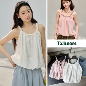 Áo ba lỗ dáng bí, áo 2 dây xoắn 3697 TCHOOSE