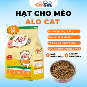 Hạt Alo Cat Cho Mèo, Thức Ăn Hạt Cho Mèo Mọi Lứa Tuổi Giàu Dinh Dưỡng Tăng Sức Đề Kháng