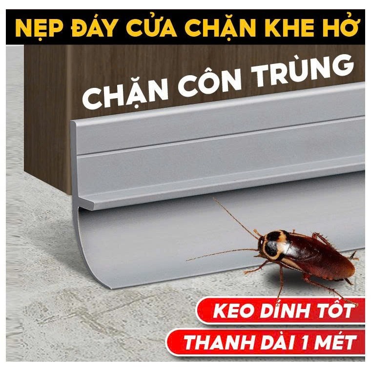 (CHỌN MÀU) Ron PVC [Có 5 Màu] Chặn Khe Cửa Dài 100cm Chặn Đi Hơi Máy Lạnh, Chống Bụi, Côn Trùng