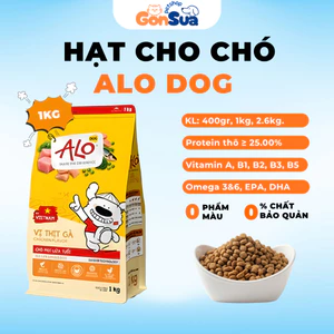 Hạt Alo Dog Cho Chó, Thức Ăn Hạt Dành Cho Chó Giàu Dinh Dưỡng Tăng Sức Đề Kháng