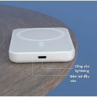 SẠC DỰ PHÒNG KHÔNG DÂY TỪ TÍNH 5000MAH, THÍCH HỢP CHO NHIỀU THIẾT BỊ   phukienmk10