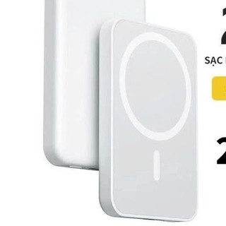 HOT Sạc Dự Phòng Không Dây Dung Lượng 5000-10000mah Tích Hợp Sạc Từ Tính  phukienmk10